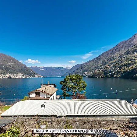 Hotel Ristorante Vapore Faggeto Lario Esterno foto